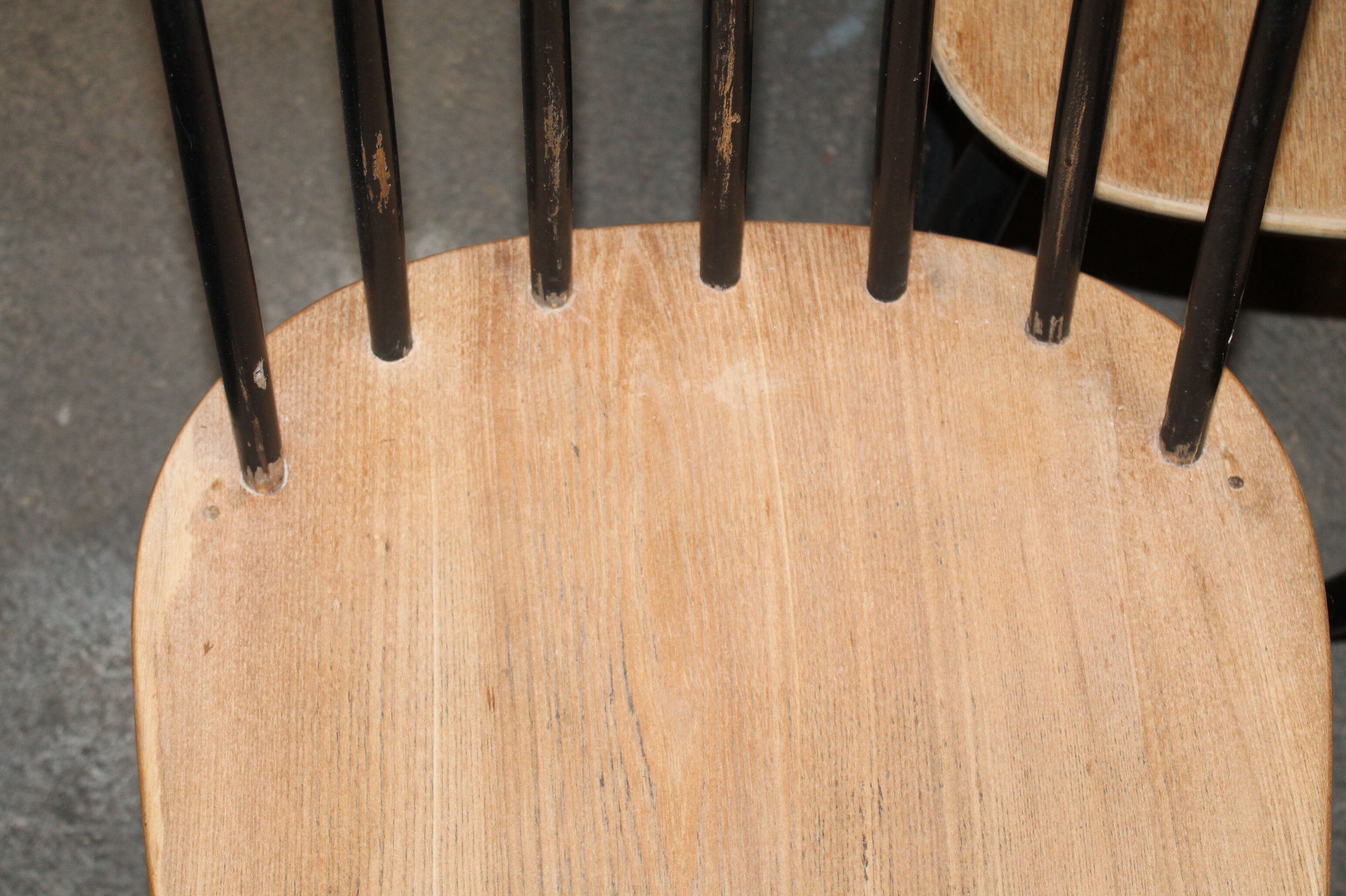 Marble round table and chairs