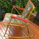Rocking chair rocking vintage children's flesh