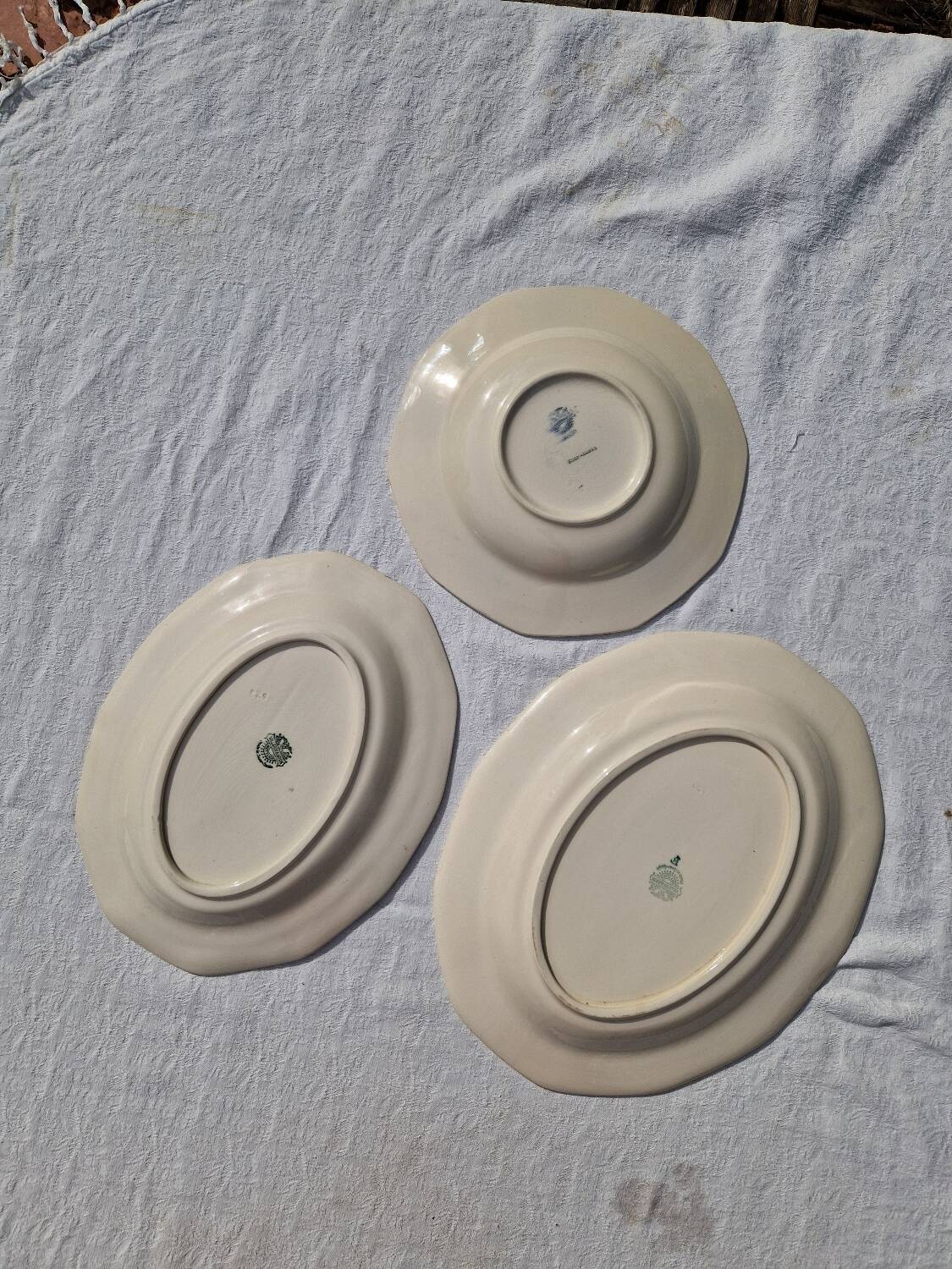 Set Of 3 Villeroy And Boch Mettlach Dish