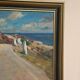 Original Swedish Oil on Canvas – “The Way” by Aksel G Knůdsen – Signed, Vintage & Framed – 52 x 45 cm (24" x 20")