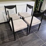 Set of 4 Baumann “Silva” chairs, Scandinavian, 1970s