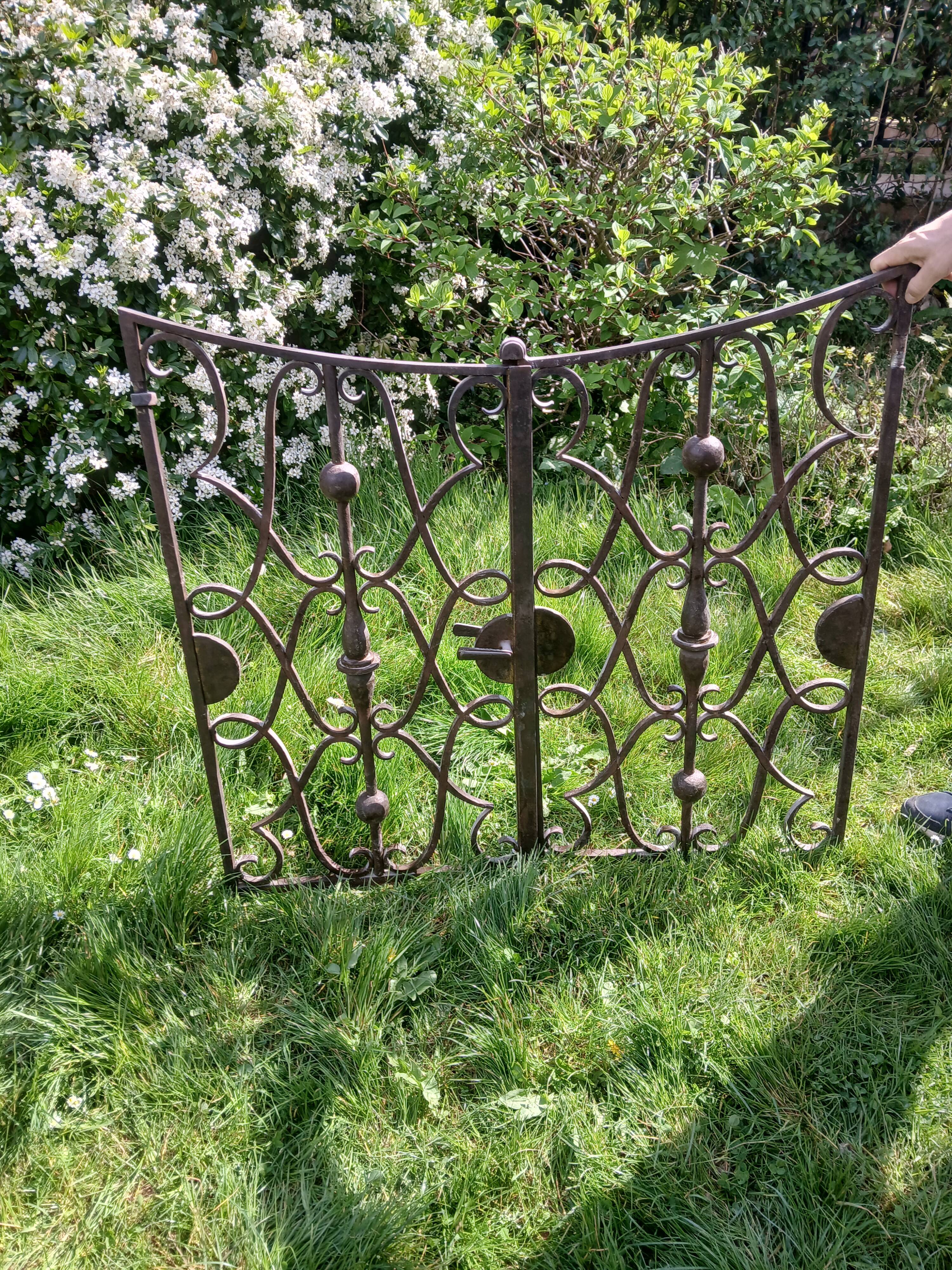 Wrought iron gates