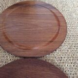 Assiettes en bois