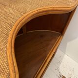 Wicker bar counter