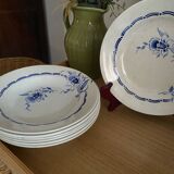 Lot de 6 assiettes creuses St Amand