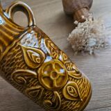Ocher Bay ceramic vase (West Germany)