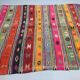 Colourful Vintage Turkish Kilim Kelim Rug 290x166 cm shabby chic wool boho Large
