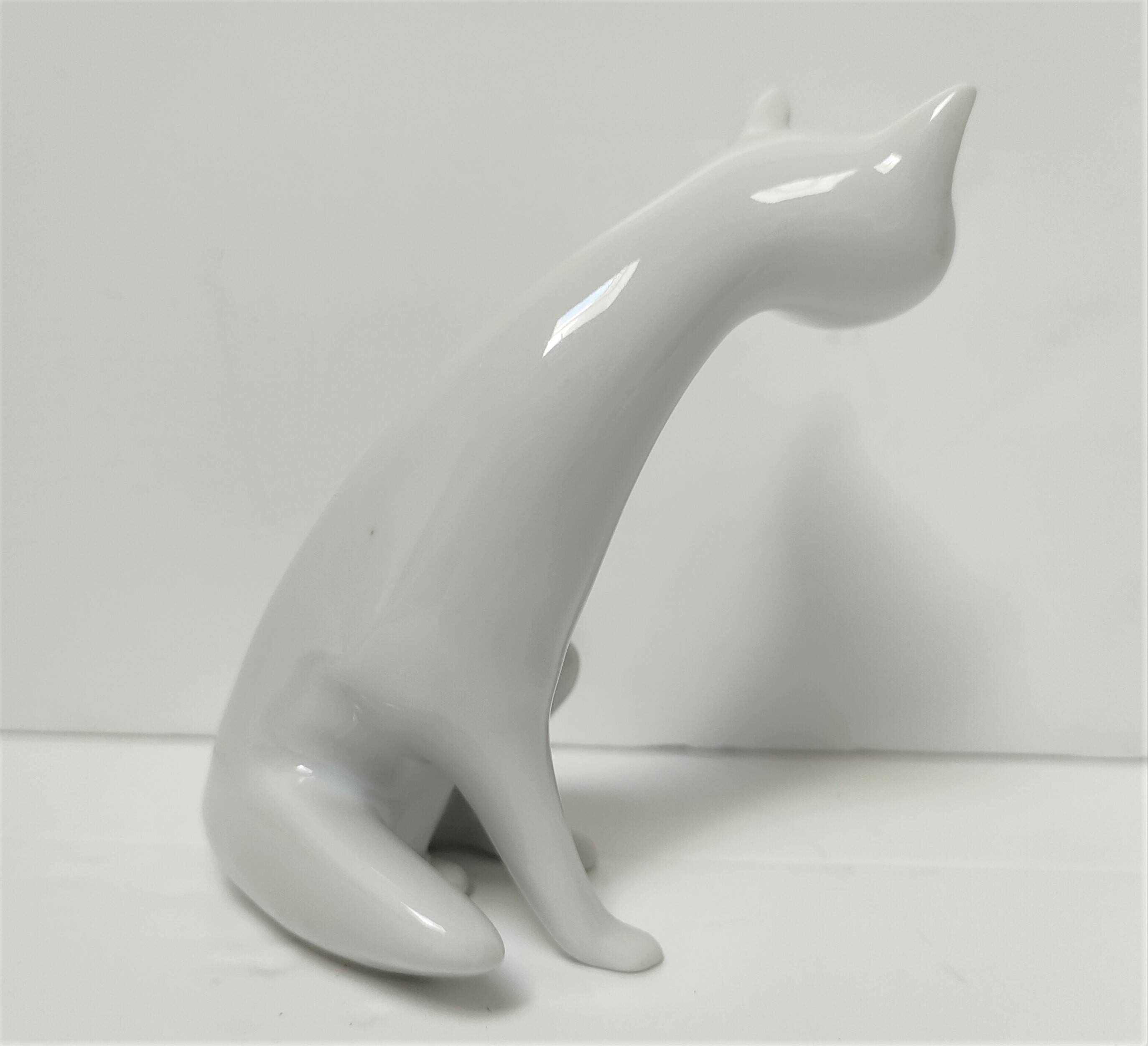 Hollohaza cat, 1980s design, signed