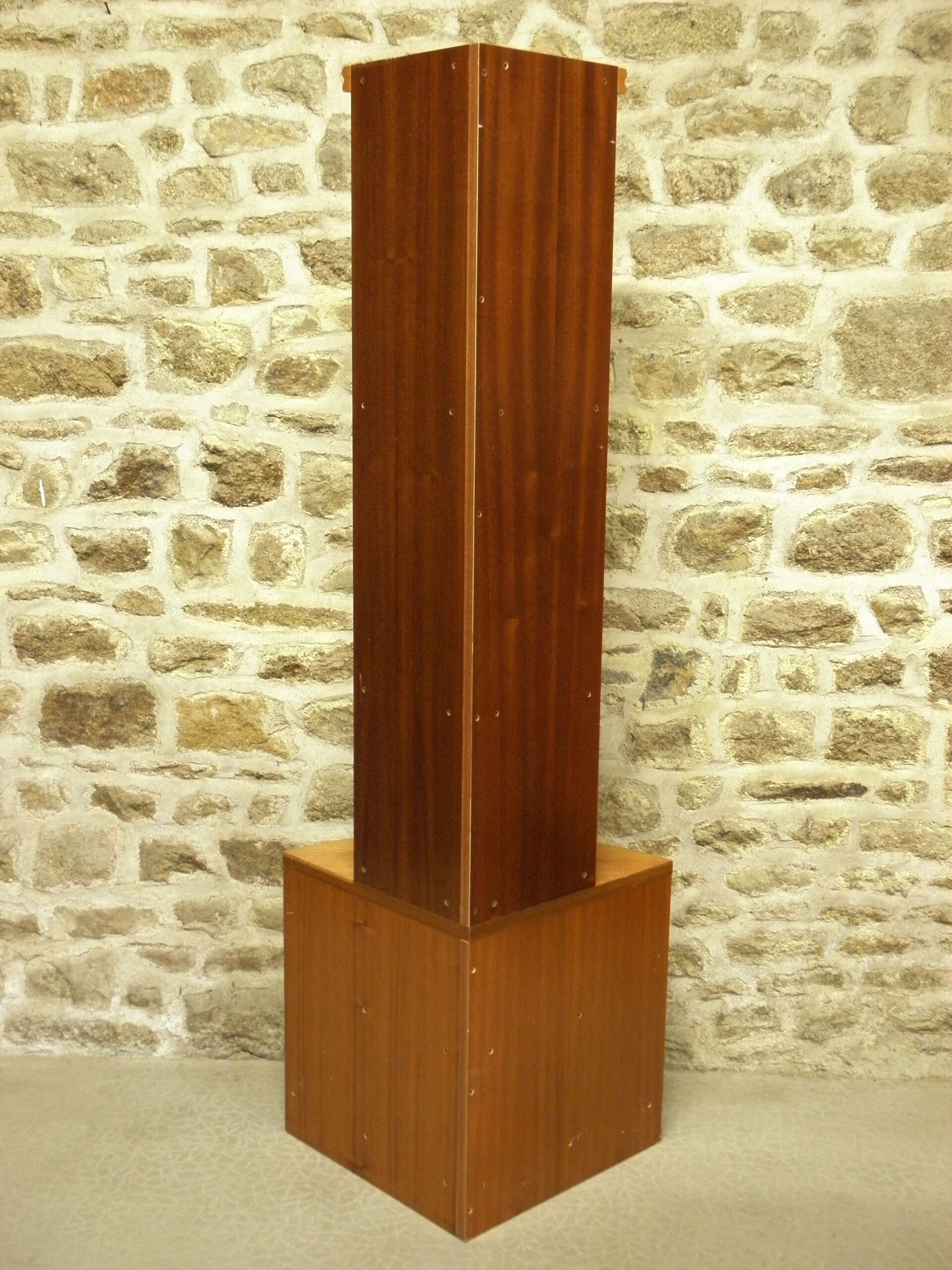 Corner - 70s teak corner shelf