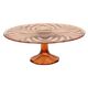Pink and Orange Art Deco Cake Platter / Pastry Dish VSL 33cm