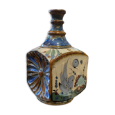 Bouteille tonala ken edwards en céramique polychrome