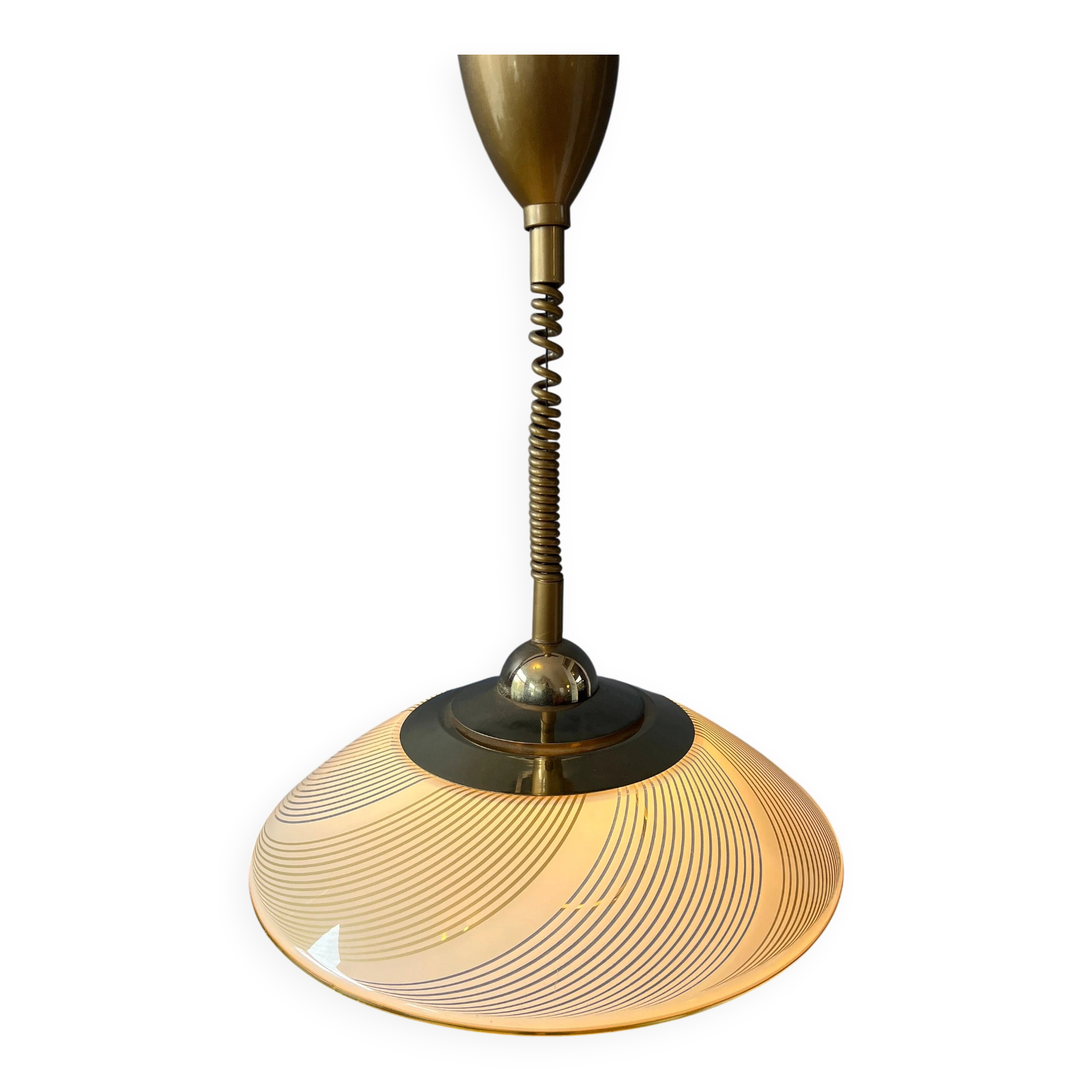Vintage Mid-Century Hollywood Regency Suspension