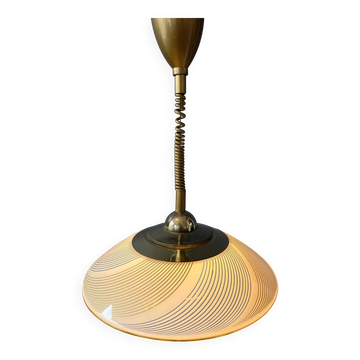 Suspension vintage Mid Century Hollywood Regency
