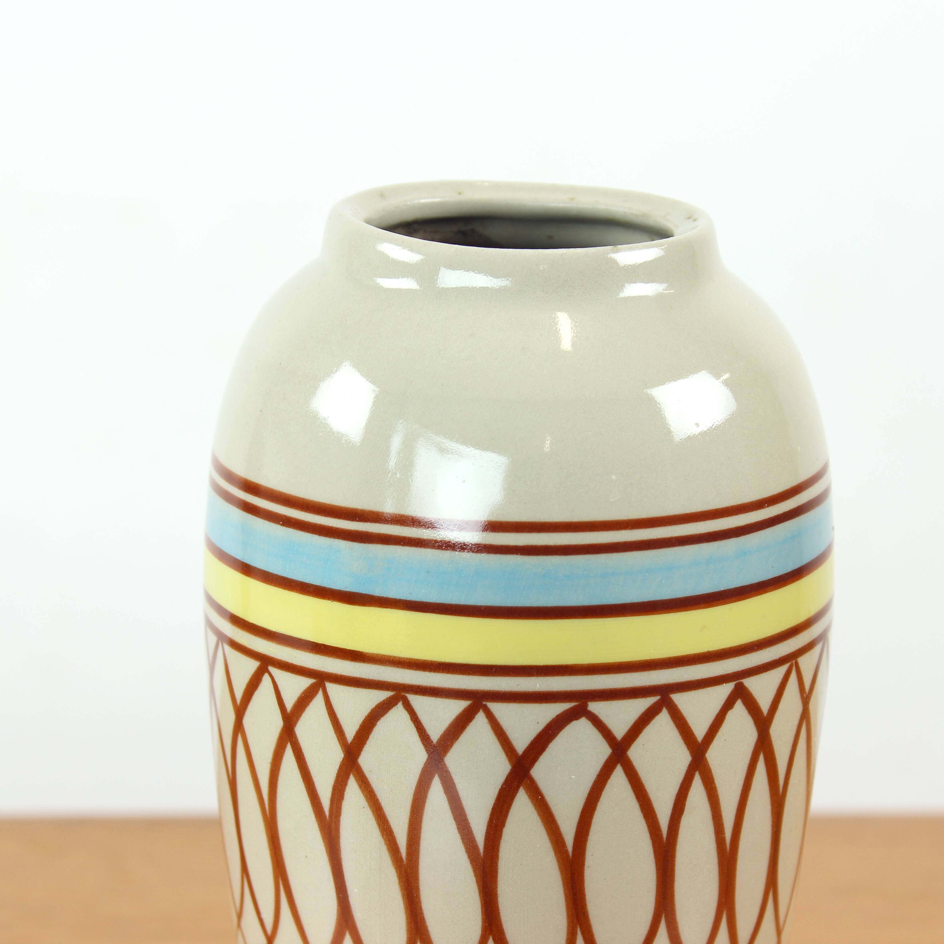 Vintage Ceramic Vase, Cuba 1924