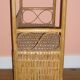 2-shelf, 2-door 1970/80 rattan furniture