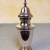 Silver metal condiment service