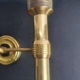 Pair of large torch-style wall sconces from the 1950s