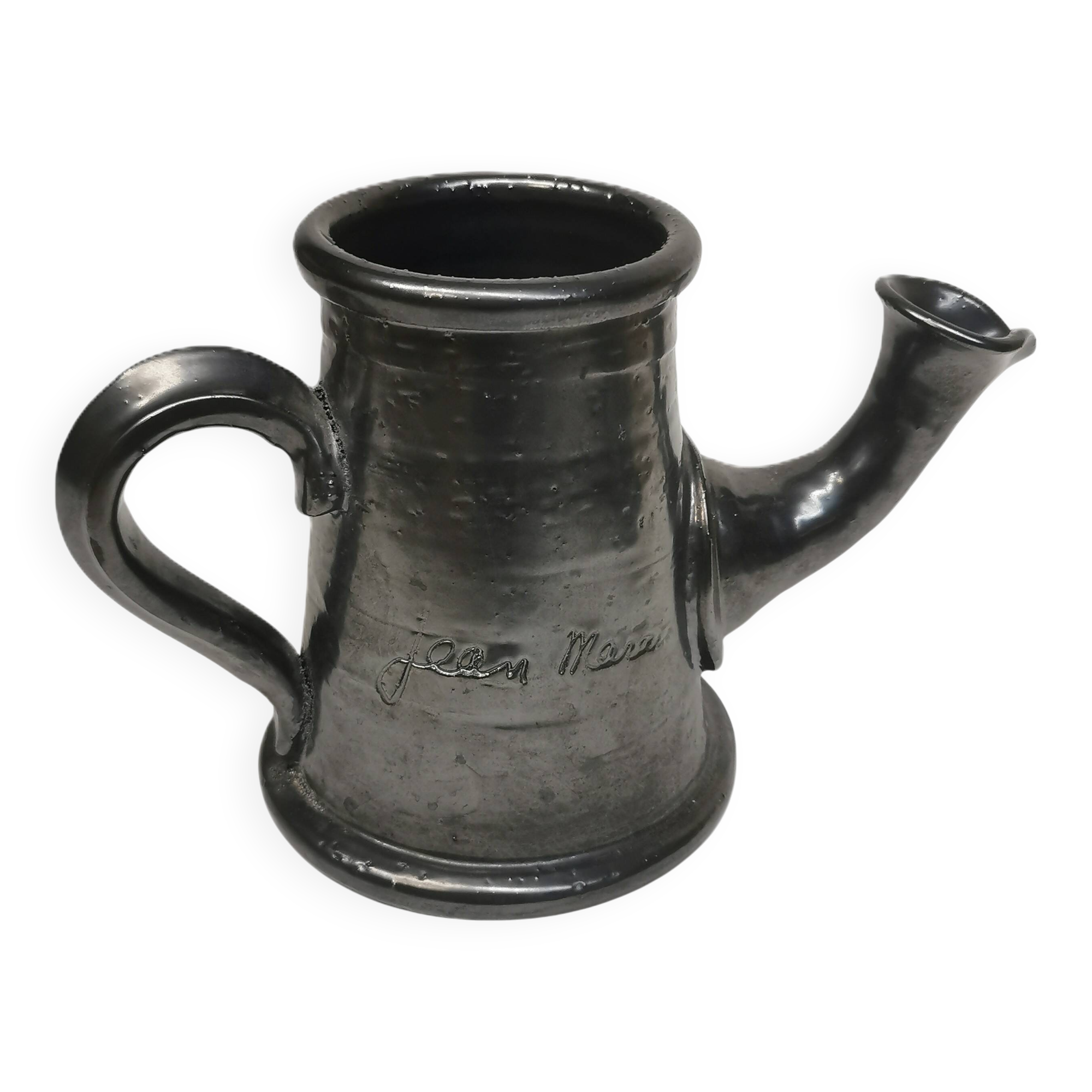 Coffee pot / jug. ceramic signed jean marais