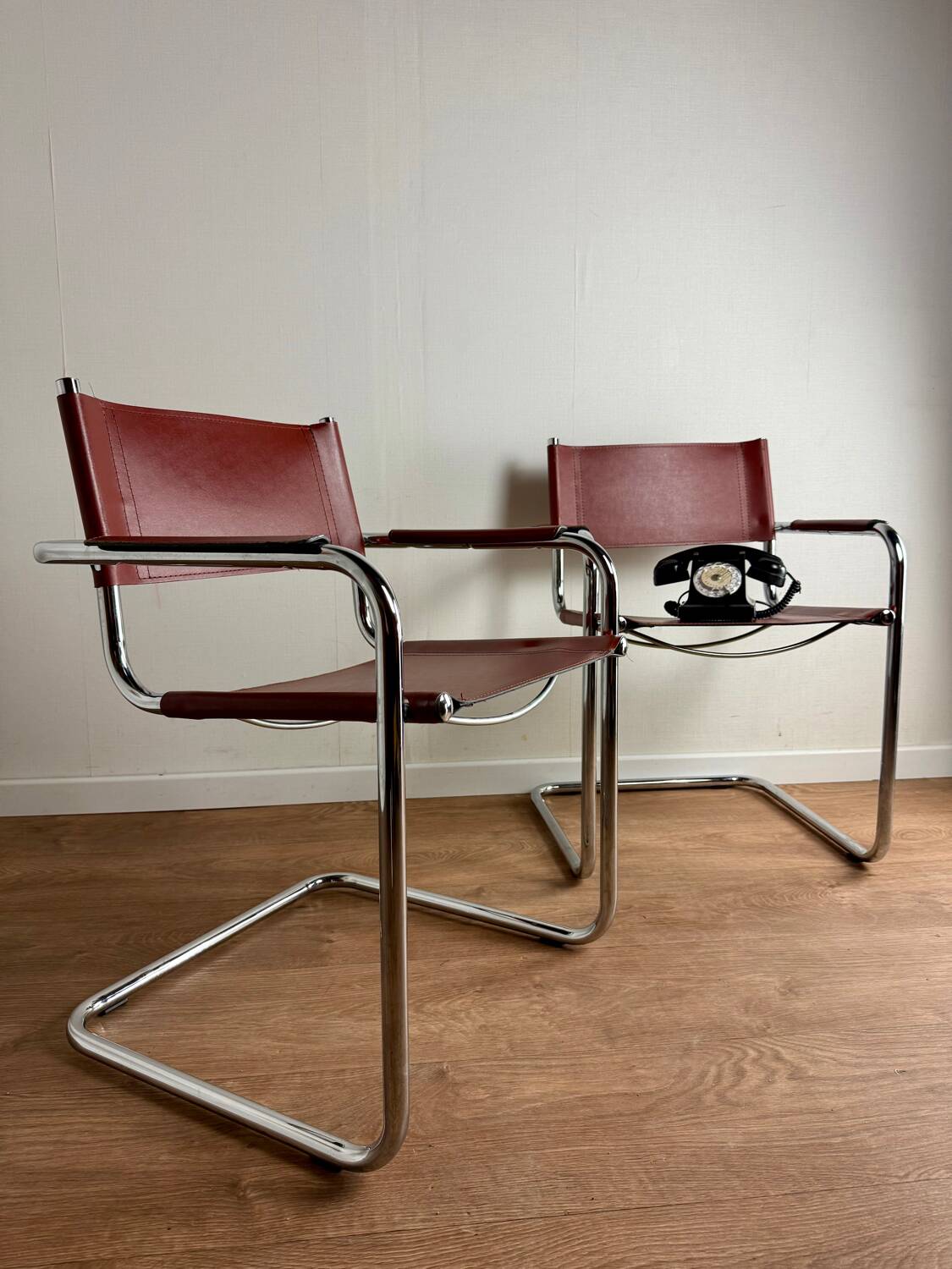 S34 armchairs in Mart Stam style