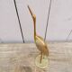 Pair of brass herons