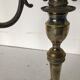 Pair of Louis XVI style in silver bronze candelabra