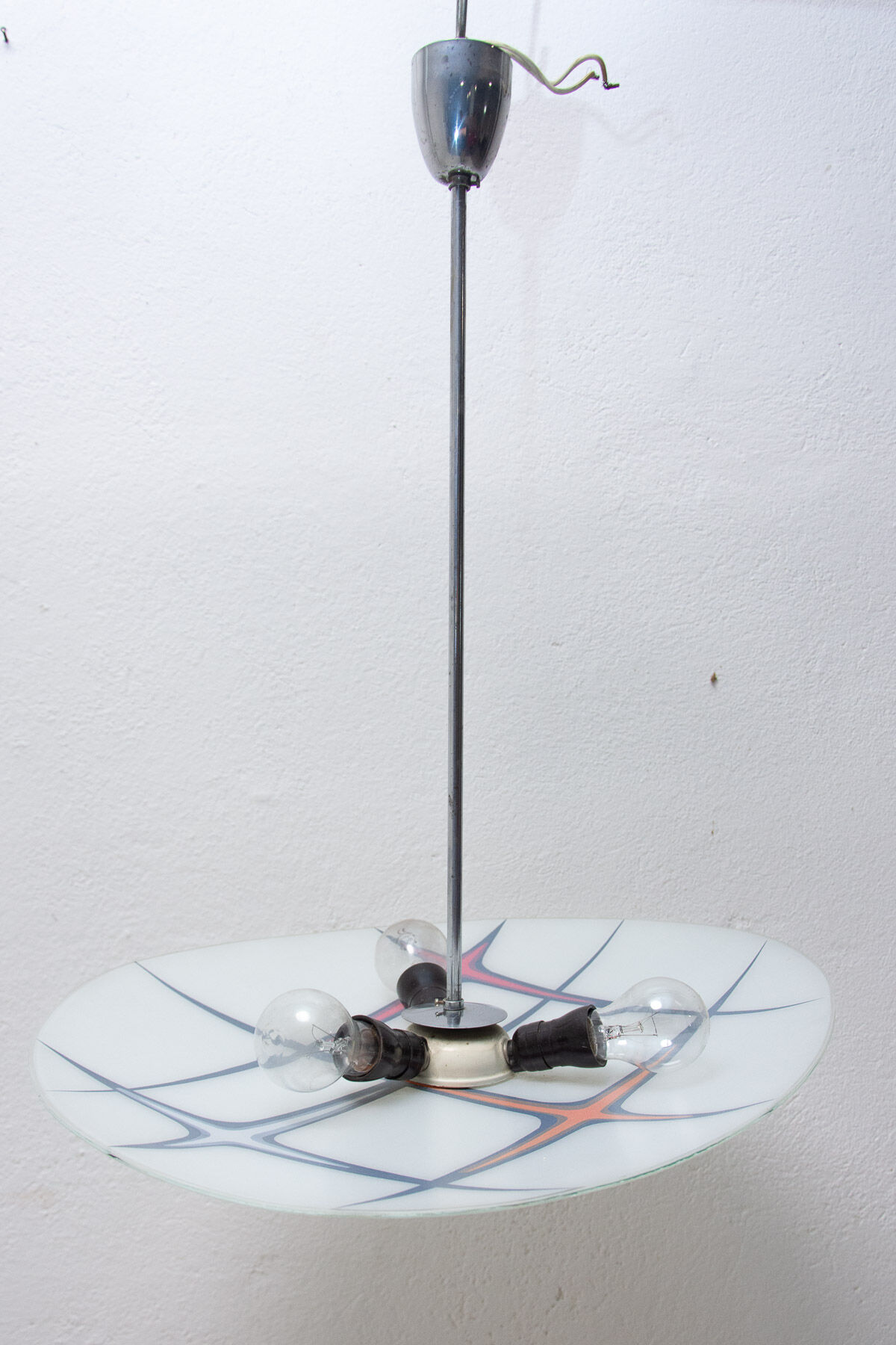 Mid century space age pendant, 1960´s, Czechoslovakia