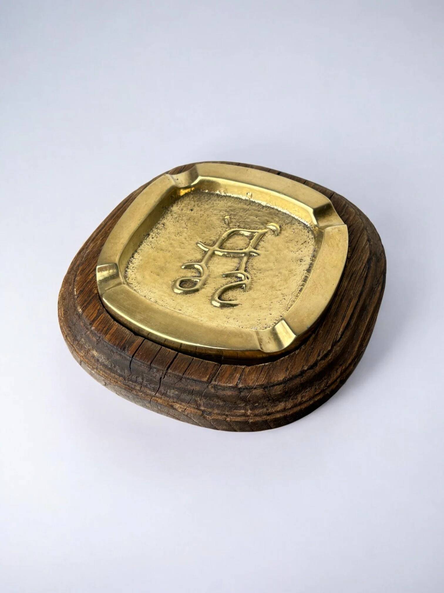 Sculptural brutalist ashtray by Ardisur, Spain, 1970s