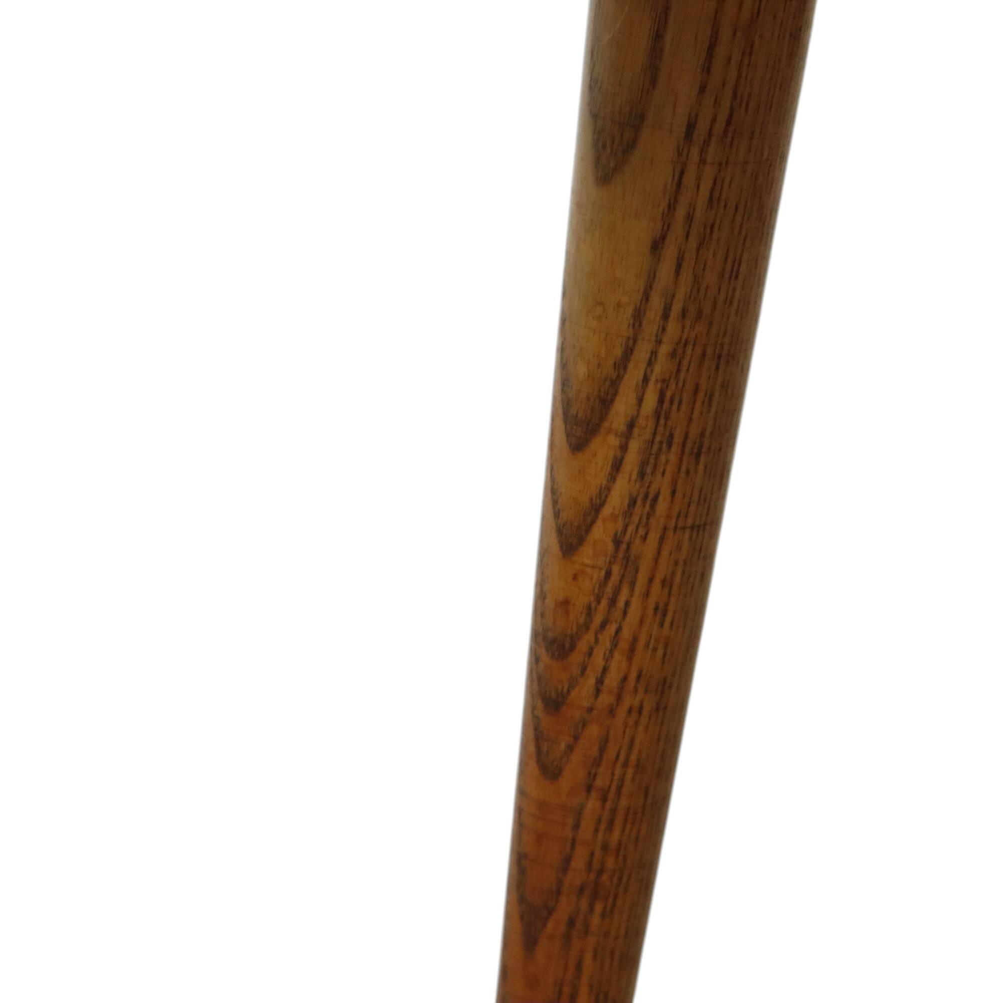 Solid Wood Kidney-Shaped Coffee Table Side Table 1960s