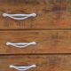 Art Deco chest of drawers from the 30s-40s in walnut 3 drawers