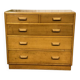 Commode anglaise des années 1950 en chêne