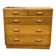 Commode anglaise des années 1950 en chêne