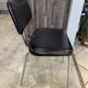 Chair N2 black vintage skai leather 1970
