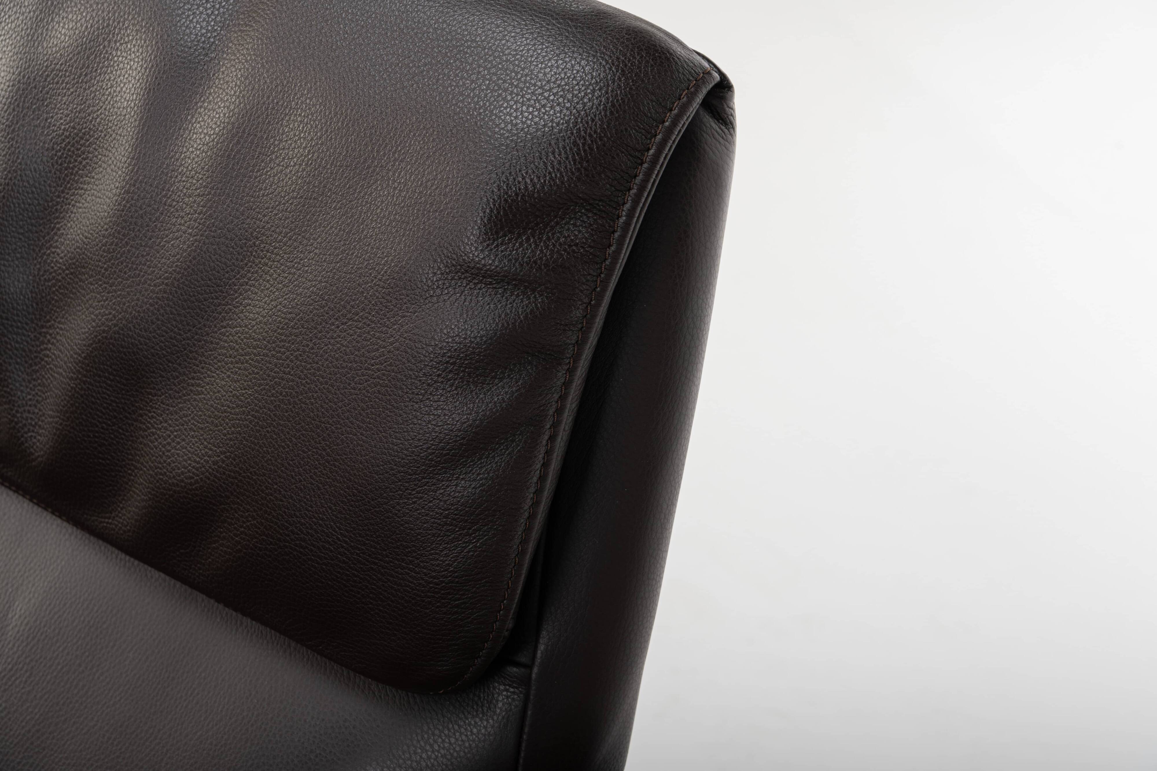DS-2011 Sofa by De Sede, dark brown leather lounge