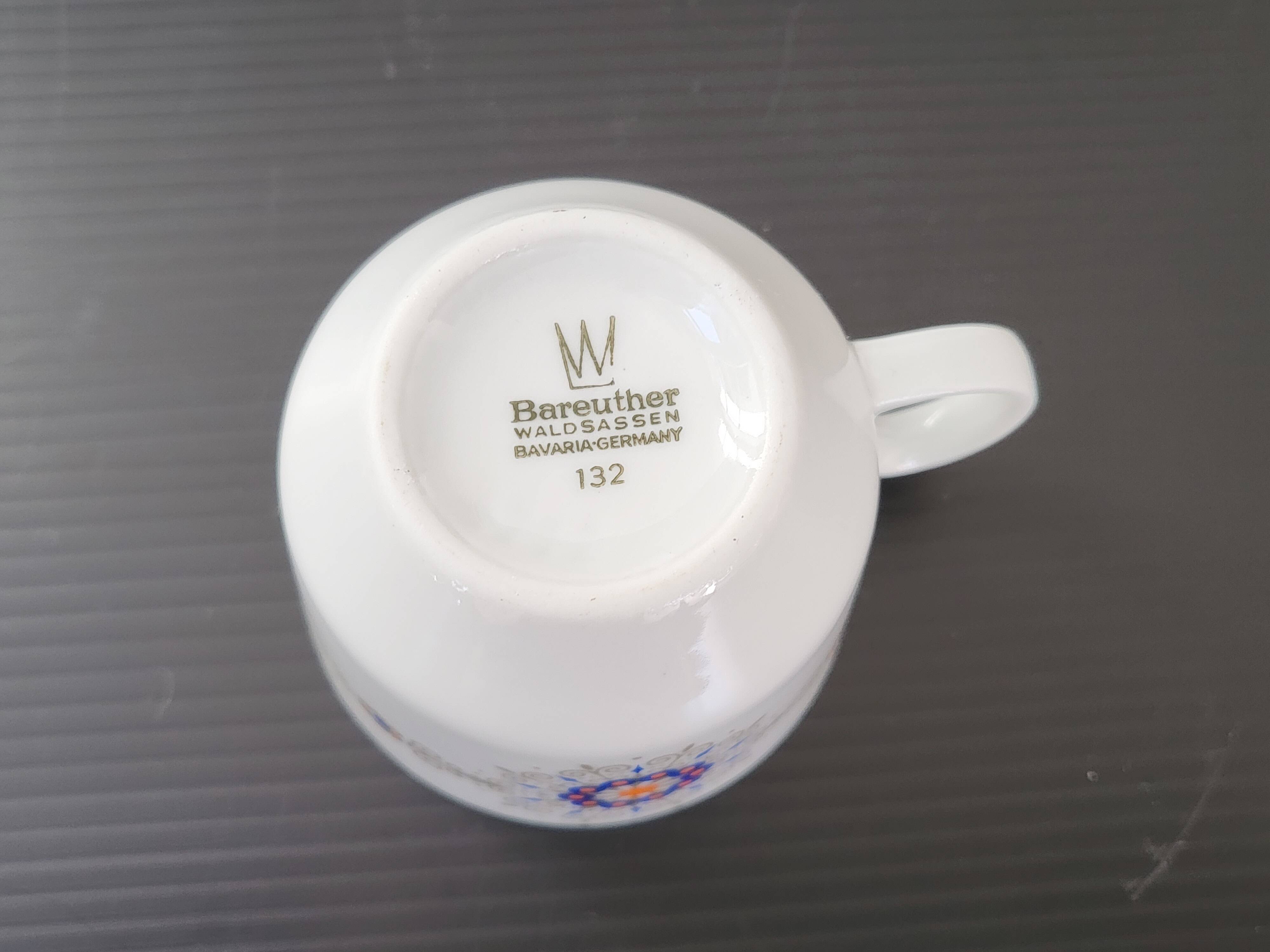 Vintage Bareuther Waldsassen coffee service 1970s