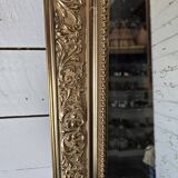 Old Louis Philippe style gilded mirror, 102cm H