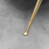 Poltrona in ecopelle gigi radice minotti anni ’50 vintage modernariato