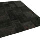 Hand-Knotted Anatolian Contemporary 172 cm x 241 cm Black Patchwork Carpet