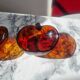 Set of two 1970s trinket trays.