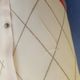 Ceramic wall lamp with Art Deco shades