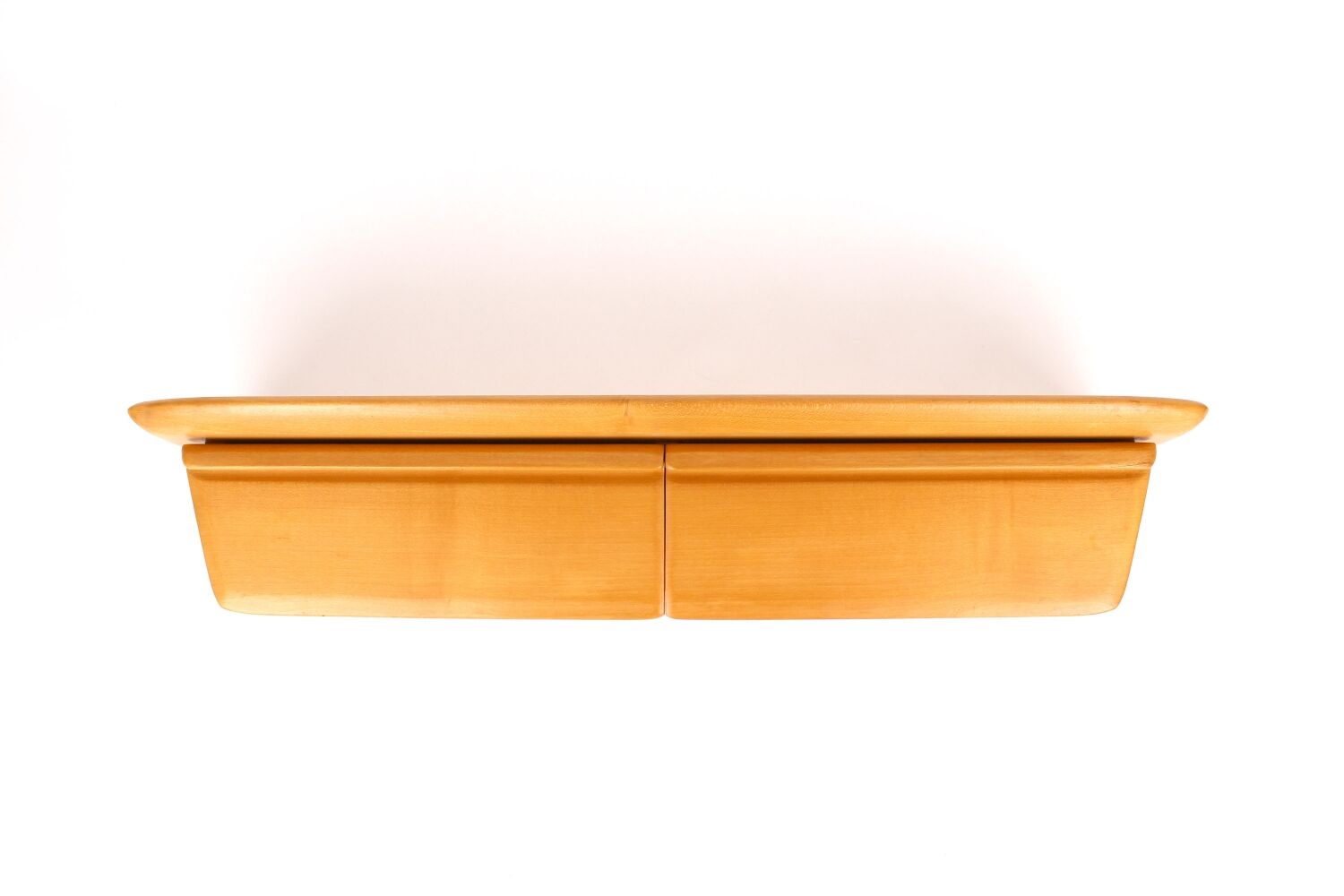 Wall console in solid wood, Switzerland 1940s