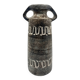 Heissner Keramik vase in grey ceramic, East Germany 1960