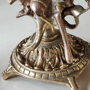 Pair of Antique 3-light candlesticks. Puttis/Cherubs. Bronze