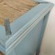 Small carved wood chest of drawers