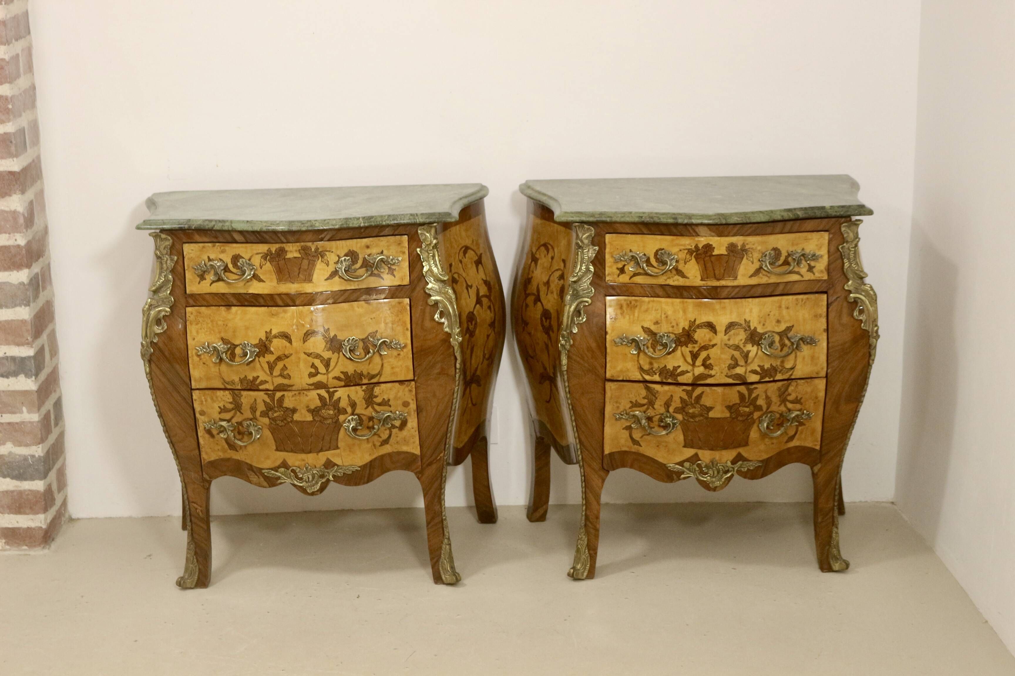 Paire de commodes d'époque Napoléon III