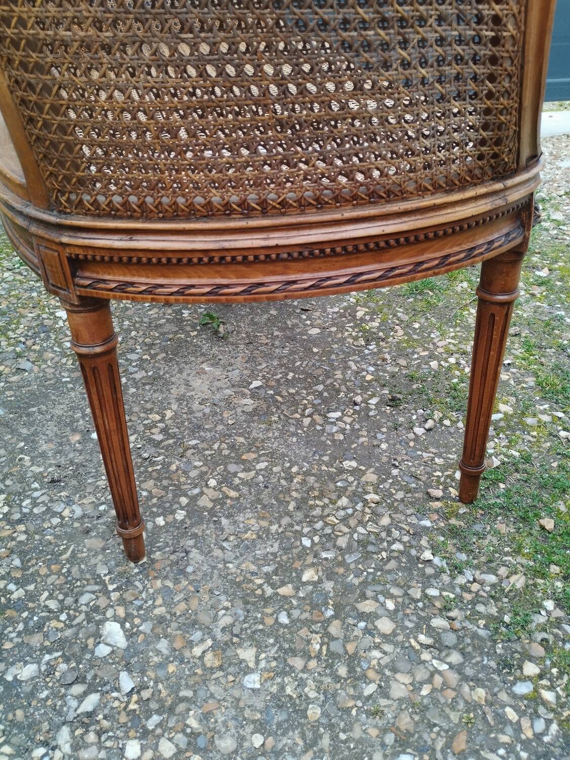 Old Louis XVI style bench