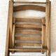 Chaise pliante ancienne ou Porte plante