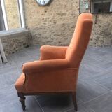 Velvet armchair