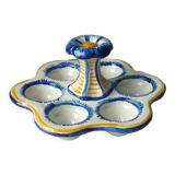 Egg coquetier in faience of quimper hb