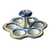 Egg coquetier in faience of quimper hb