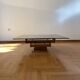 Vintage 1970s Square Coffee Table in Brass and Smoked Glass, David Hicks
